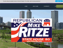 Tablet Screenshot of mikeritze.com